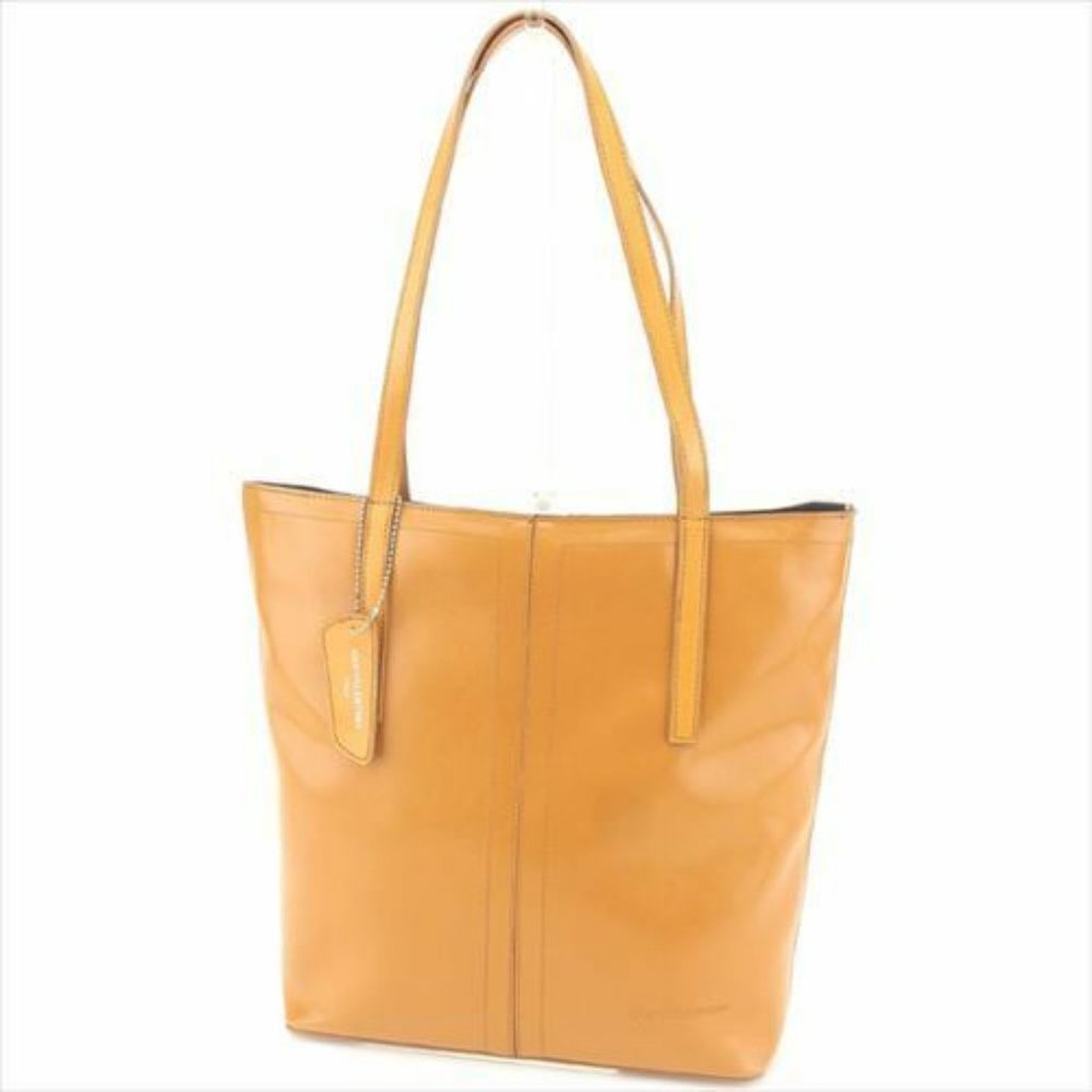 Valentino Bag Tote bag leather Brown Woman unisex Authentic Used
